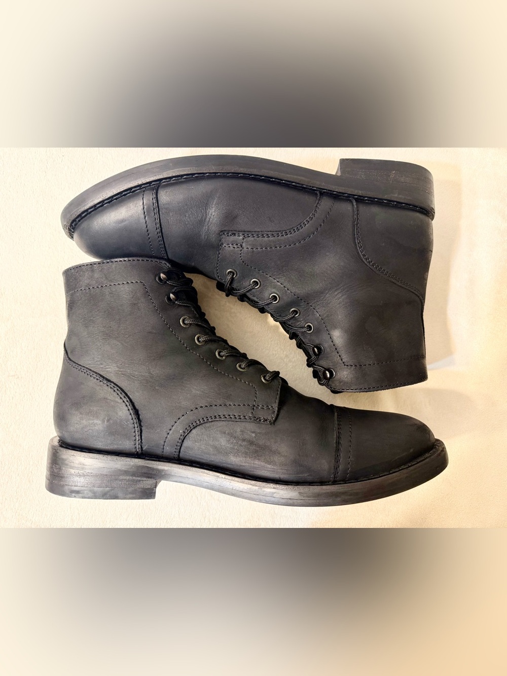 Thursday Boot Company Captain Black Matte Boots Size 10.5 - Picture 9 of 14